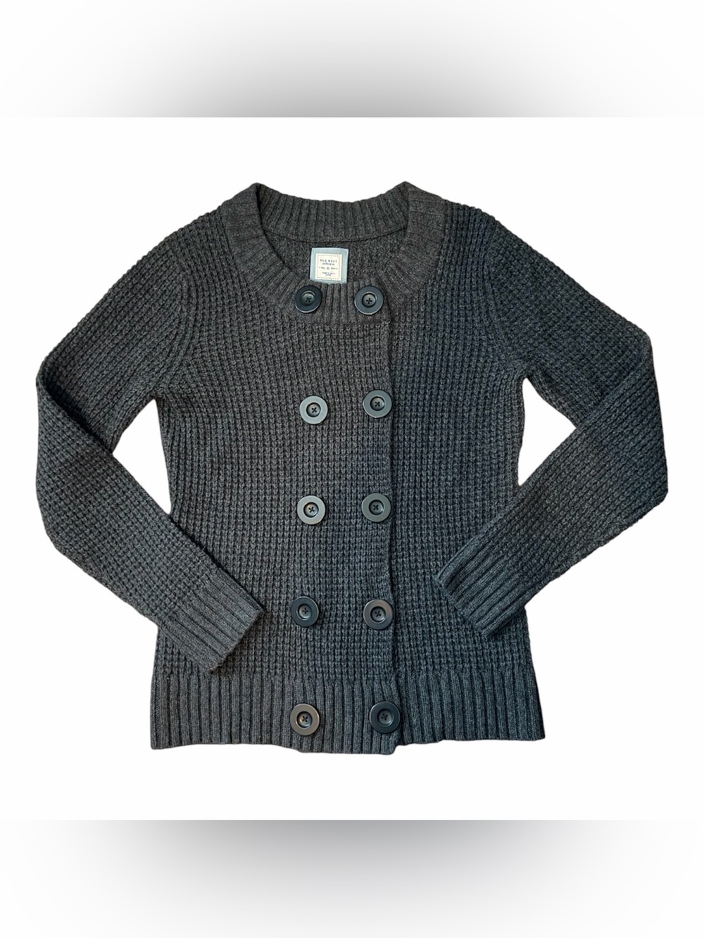 Brand New Old Navy Soft Wool Blend Double Breasted Cardigan size XL